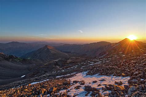 Mountain Top Sunrise Photograph by Austin Schiller - Fine Art America