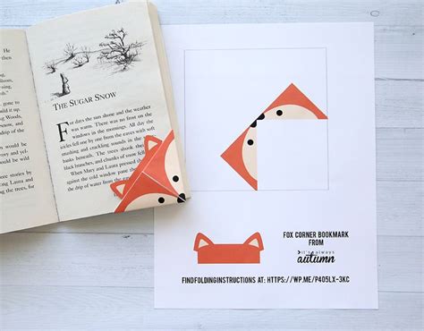 DIY woodland animals origami bookmarks {print + fold} | Origami ...