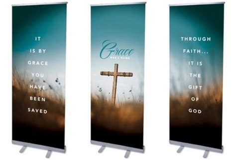 Grace Has A Name Banner - Church Banners - Outreach Marketing