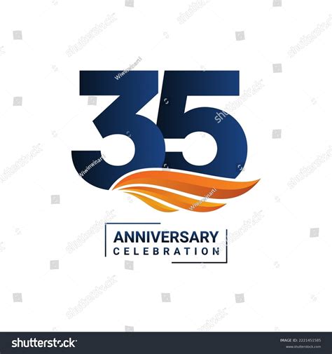 35th Anniversary Logo Perfect Logo Design Stock Vector (Royalty Free ...