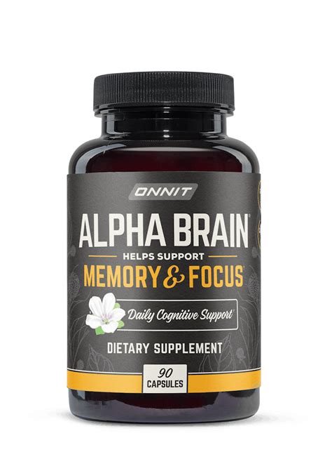 Alpha BRAIN: Nootropic to Improve Brain Function | Onnit