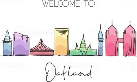 Oakland Skyline Silhouette