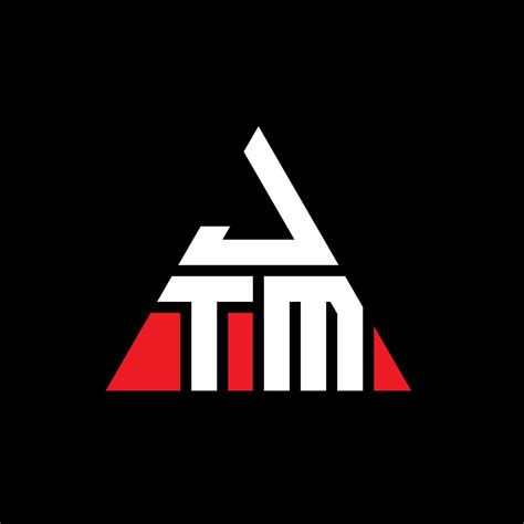 JTM triangle letter logo design with triangle shape. JTM triangle logo design monogram. JTM ...