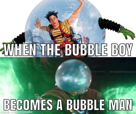 When the bubble boy becomes a bubble man | Bubble Boy | Know Your Meme