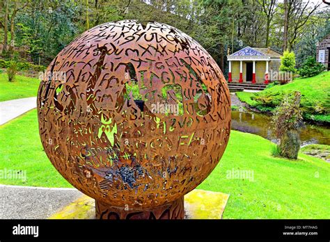 Vindolanda Roman Fort and Museum Northumberland spherical bronze ...