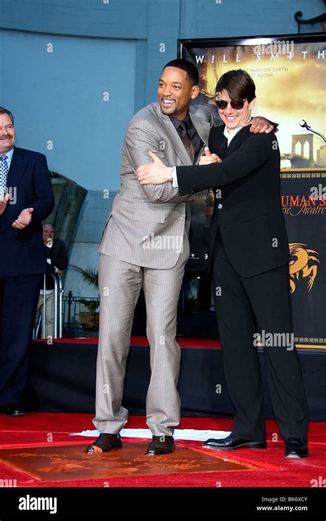 WILL SMITH & TOM CRUISE WILL SMITH HAND AND FOOTPRINT CEREMONY GRAUMANS ...