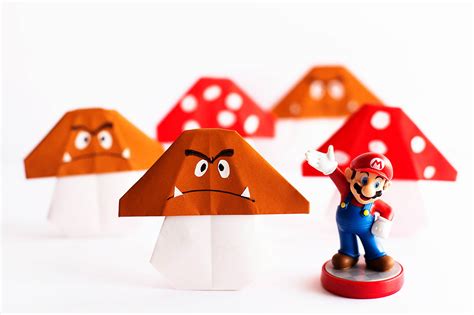 Easy Mario Mushroom Origami — All for the Boys