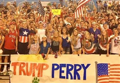 W.Va. school administrator apologizes to Perry for 'Trump Perry' sign at football game ...