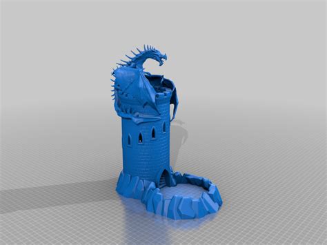 Free 3D file Dragon Dice Tower 🐉・3D printing idea to download・Cults