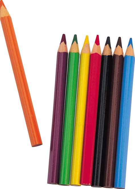 Colorful pencils PNG image