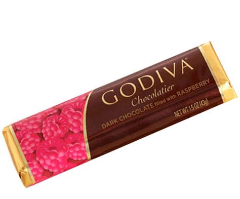 Godiva Raspberry Filled Dark Chocolate Bar • Godiva Belgian Chocolate ...