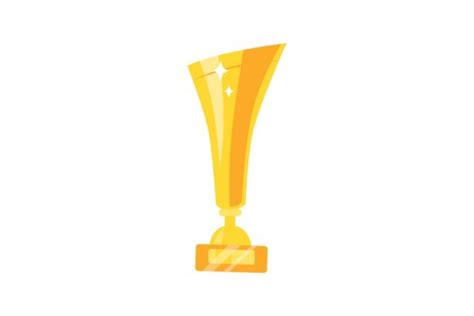 Gold Cup, Trophy Flat Vector Illustratio Graphic by pch.vector ...