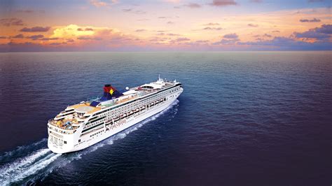 Passenger ship, sea, clouds, dawn Wallpaper | 1920x1080 Full HD resolution wallpaper download ...