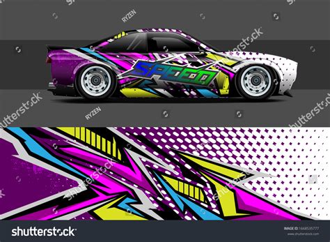 Full Car Wrap Design Abstract Bold Stock Vector (Royalty Free ...