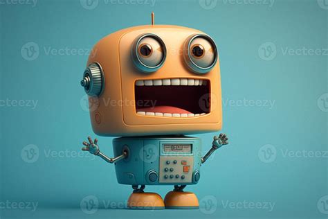 Happy Robot Emoji 22768966 Stock Photo at Vecteezy