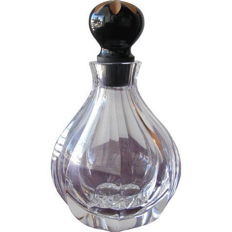 Faberge Crystal Perfume Bottle EX Condition from timeinabottle on Ruby Lane