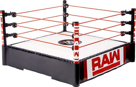 WWE MATTEL GDB87 WWE RAW Superstar Ring with Authentic Decoration ...