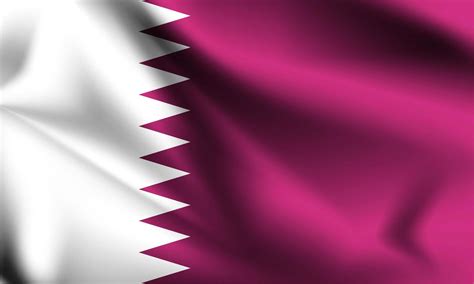 Qatar 3d flag 1229016 Vector Art at Vecteezy