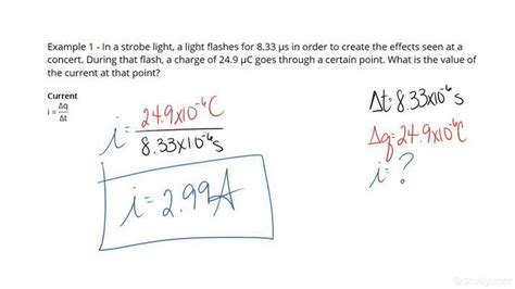 How to Find the Current in a Conductor with a Given Charge & Time Interval | Physics | Study.com