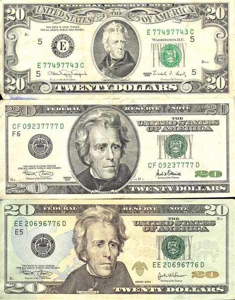 A LOOK BACK: Evolution of the $20 Bill | Coin Collectors Blog