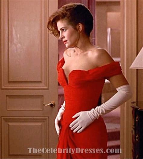 Julia Roberts Pretty Woman Red Dress Evening Prom Gown ...