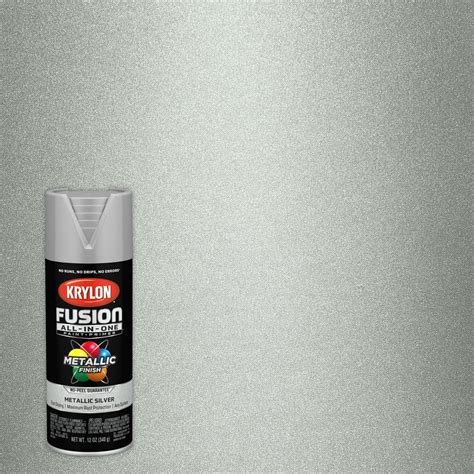 Krylon Fusion All-In-One Spray Paint, Metallic Silver, 12 oz. - Walmart.com - Walmart.com