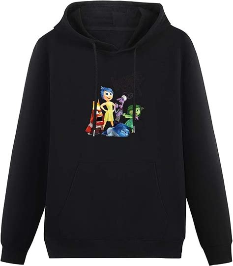 Gifts for Men Inside out Cartoon Movie Cotton Hoodies Long Sleeve Pullover Loose Hoody ...