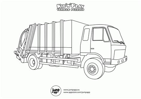 9 Pics Of Mail Truck Coloring Pages Printable - Mail Truck ... - Coloring Home