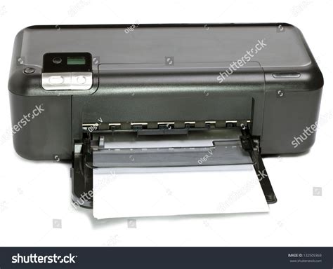 The Inkjet Printer With Paper Stock Photo 132509369 : Shutterstock