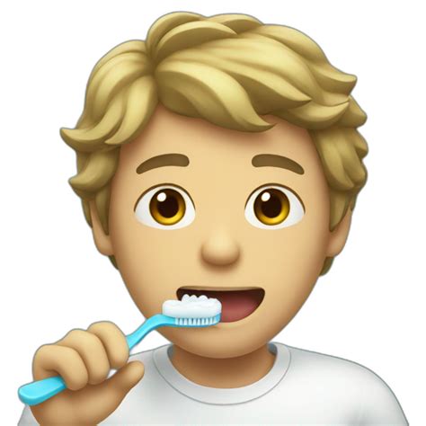 brushing teeth | AI Emoji Generator