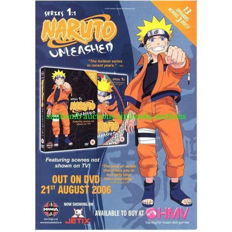 Naruto Unleashed Series 1 Anime Original Magazine Advert 9299 on eBid ...