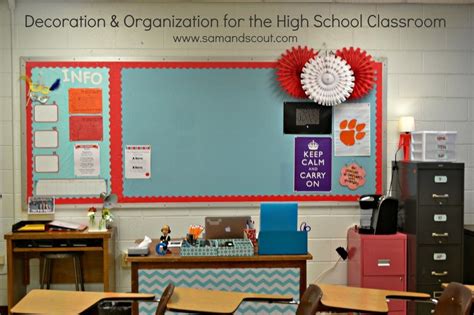 Decoration & Organization for the High School Classroom - Teaching Sam ...