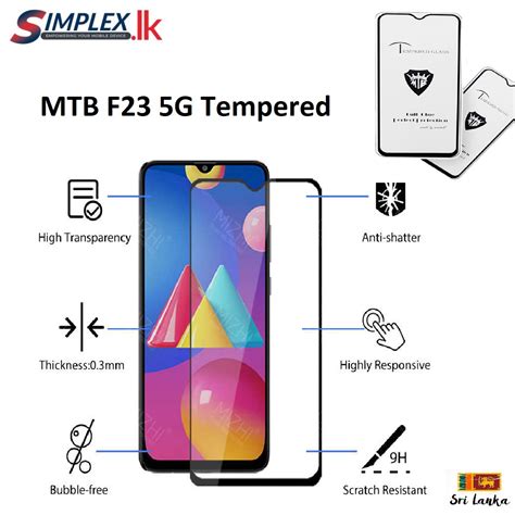 Samsung F23 5G Tempered Glass – Simplex U Technologies