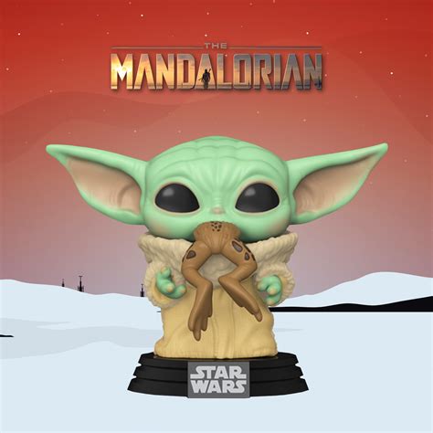 Star Wars: The Mandalorian Funko Pop! The Child (Baby Yoda) (with Frog ...