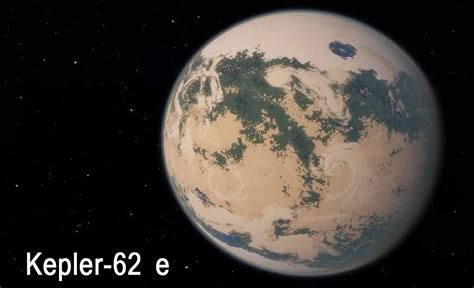 Exoplaneta Kepler 62 - e (concepção artistica) | Planets and moons, Planets, Alien worlds