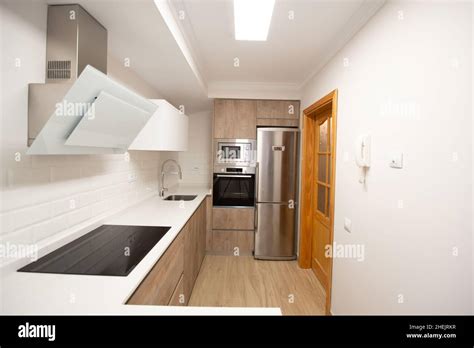 modern kitchen equipped with all appliances Stock Photo - Alamy