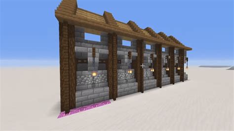 Minecraft: How To Make A Medieval Wall - Gamer Tweak