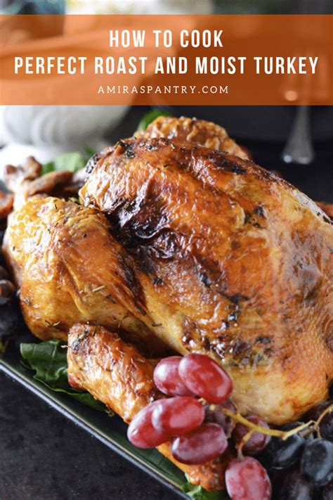 Perfect Roast And Moist Turkey; Dry Brined | Amira's Pantry