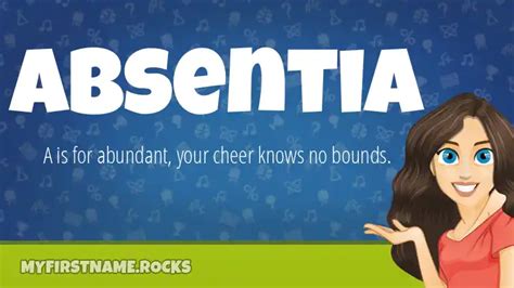 Absentia First Name Personality & Popularity