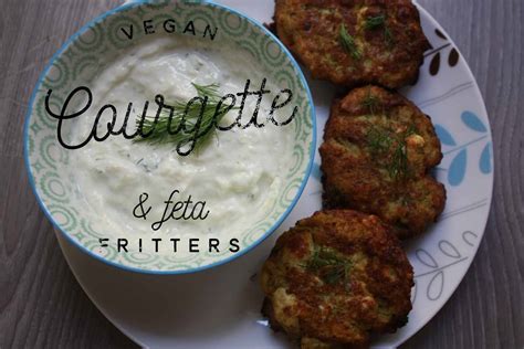 Vegan Courgette and Feta Fritters (Kolokithokeftedes) - The Vegan Word