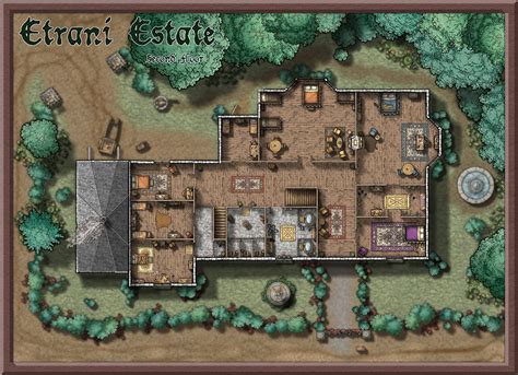 Small House Map Dnd : D&d forest map, river keep, pathfinder, forest ...