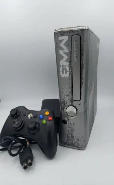 XBOX 360 SLIM S Model Console System Call of Duty Modern Warfare 3 CoD ...