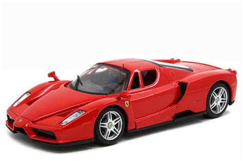 Ferrari Enzo, Red - Bburago 26056 - 1/24 scale Diecast Model Toy Car (Brand New but NO BOX ...