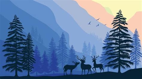 Nature Landscape Vector Art, Icons, and Graphics for Free Download