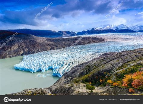 Grey Glacier,Patagonia, Chile,Patagonian Ice Field, Cordillera del ...