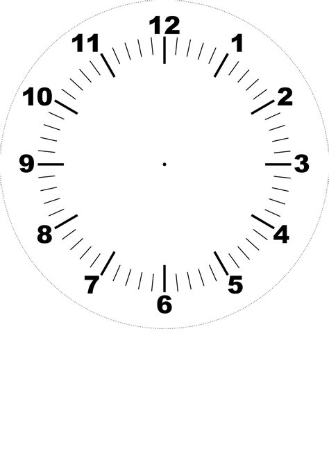 Clipart - DIY clock face