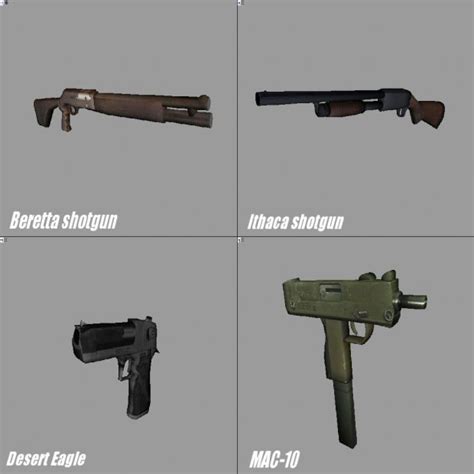 Weapons image - GTA:New York mod for Grand Theft Auto: San Andreas - ModDB