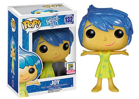 Funko Disney Pixar Inside Out POP Disney Joy Exclusive Vinyl Figure 132 ...