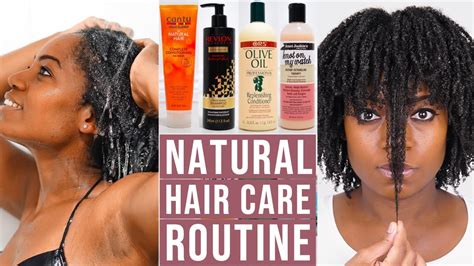 NATURAL HAIR CARE ROUTINE (4B/4C Natural Hair) - YouTube