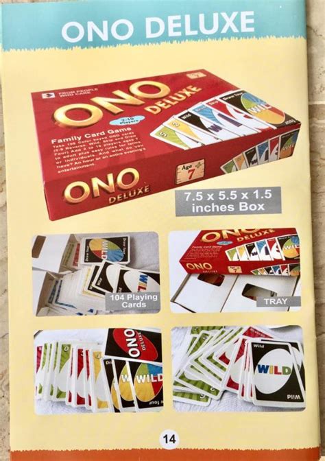 ONO - UNO Deluxe Playing Cards Game - Planet X | Online Toy Store for ...